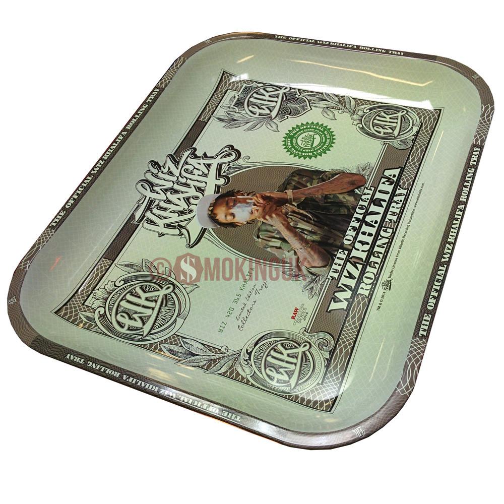 RAW Wiz Khalifa plateau à rouler métal édition limitée grand