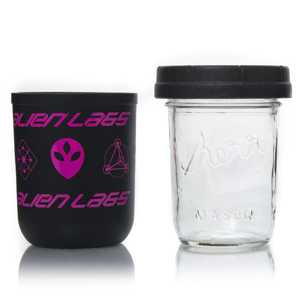 RE:STASH AlienLabs bocal stash 8oz noir rose verre