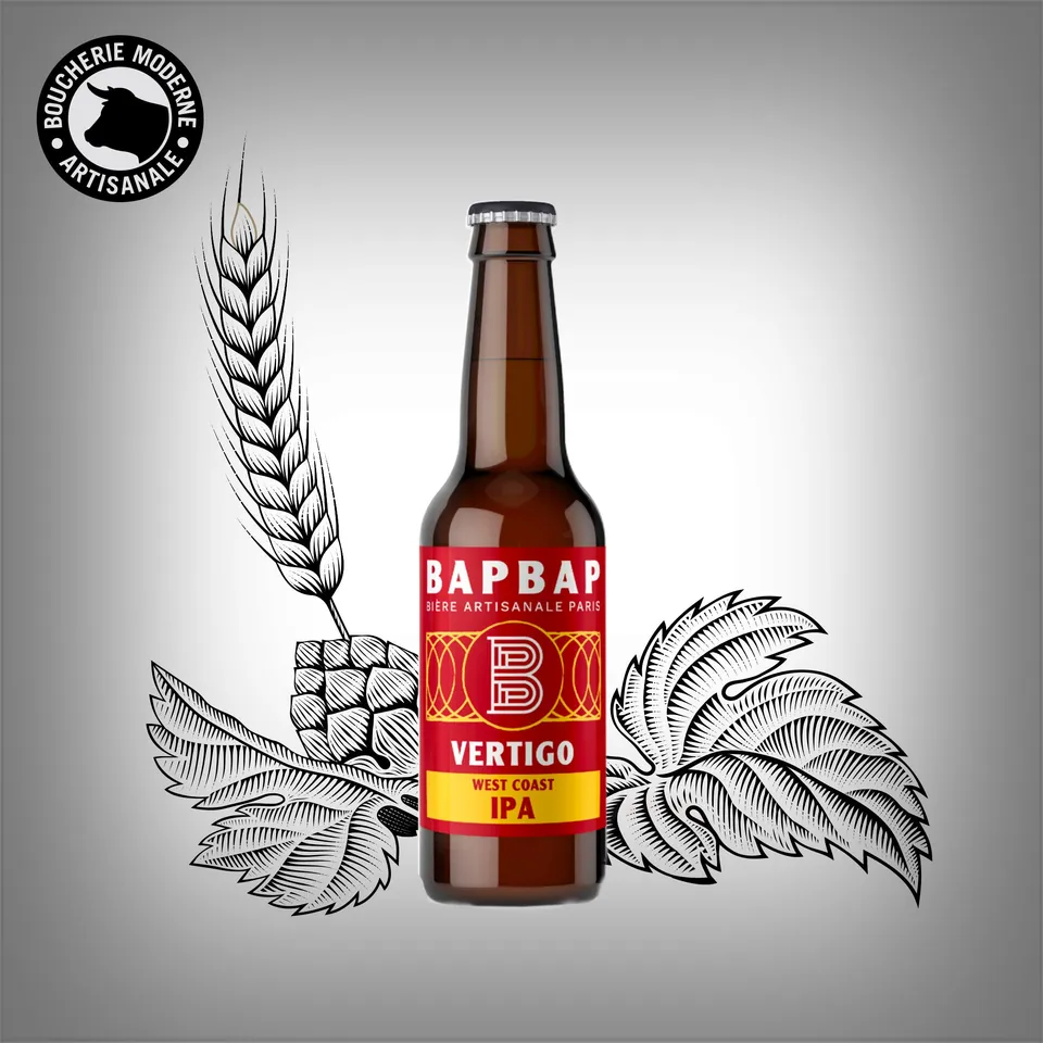 BAPBAP Vertigo Bière IPA caramel 33cl houblon