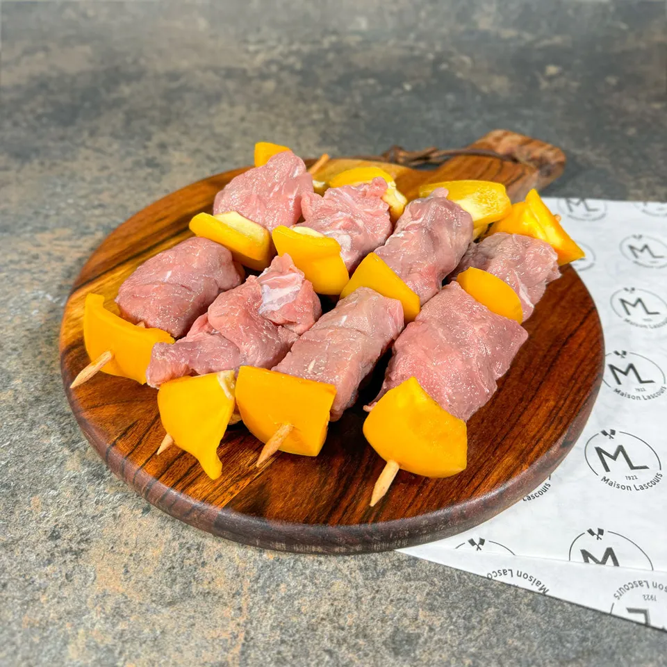 Maison Lascours Brochette de Veau 4 x 160g Charolais