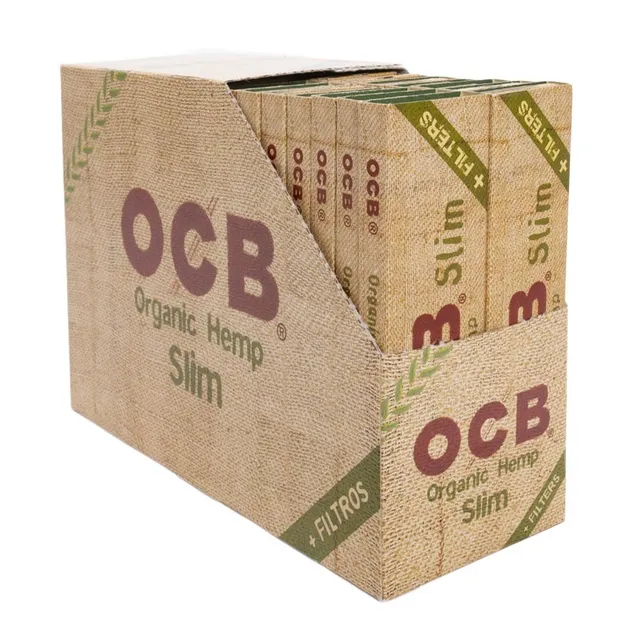 OCB Organic Hemp feuilles slim king size + tips