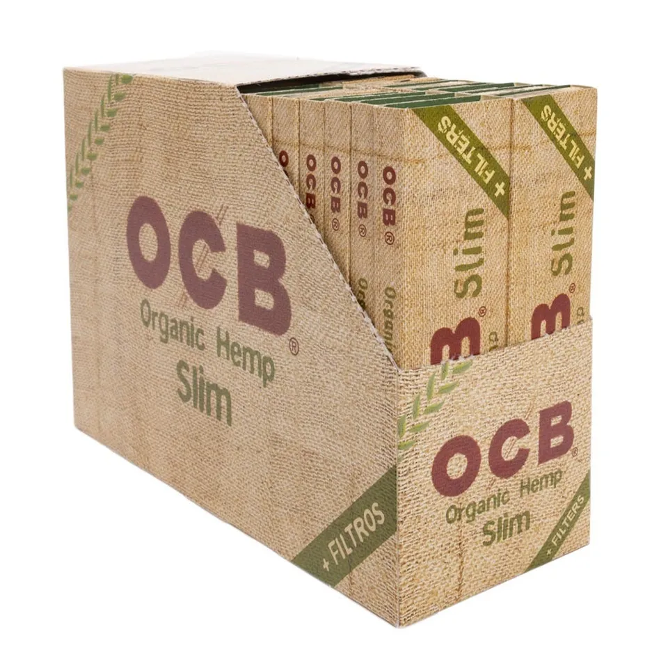 OCB Organic Hemp feuilles slim king size + tips