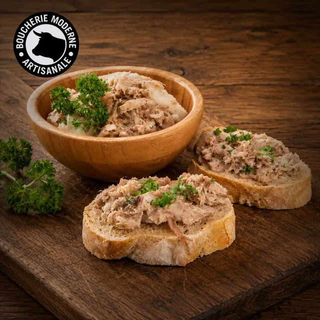 Boucherie Moderne CHARCUT’ rillettes d’oie 150g fondante