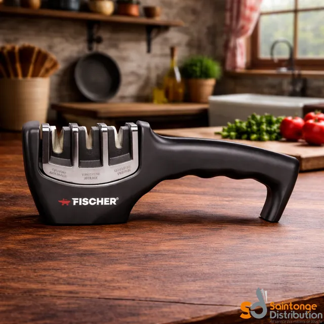 Fischer Bargoin affûteur manuel 3 étapes cuisine
