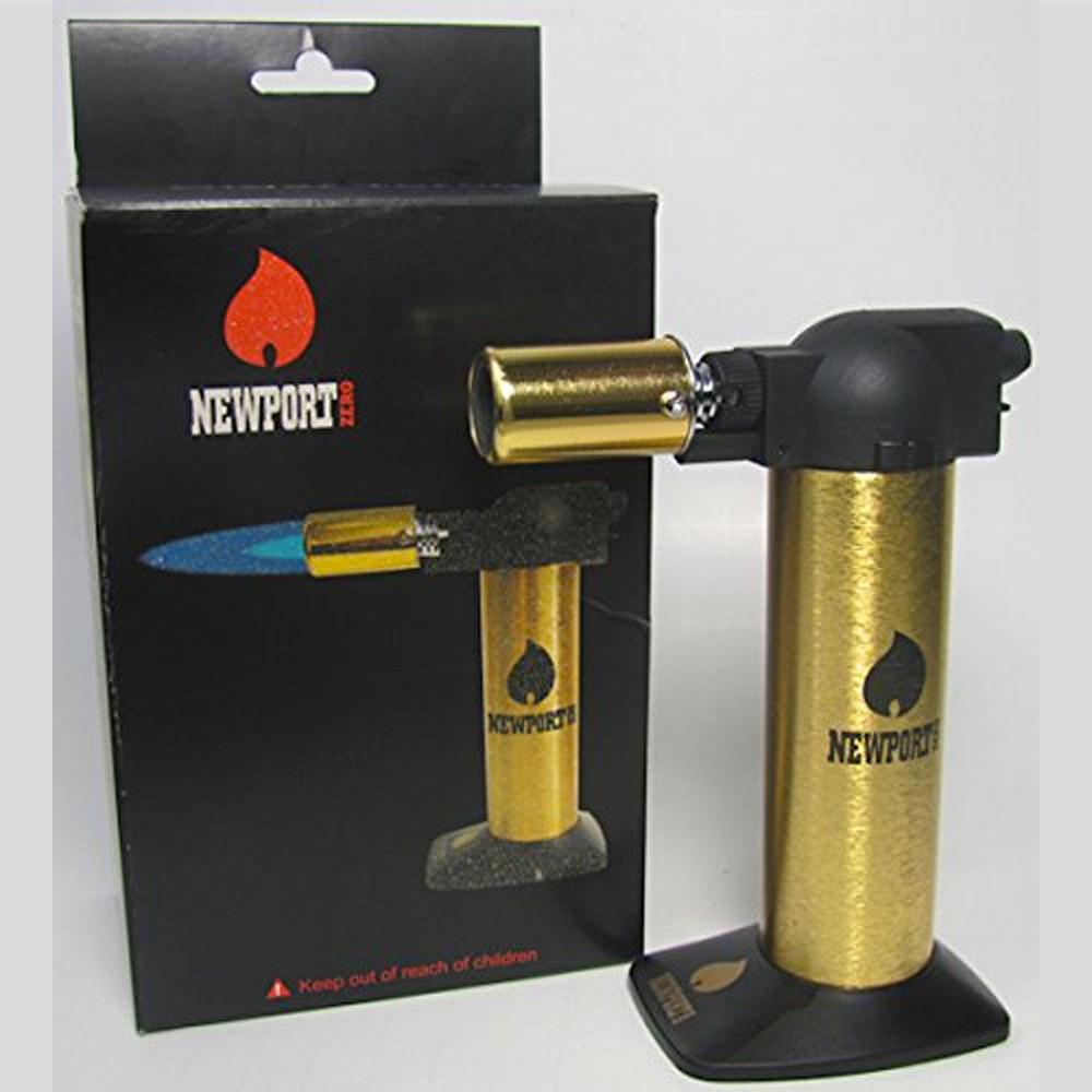 Newport Zero NBT028 torche butane doré noir 15 cm