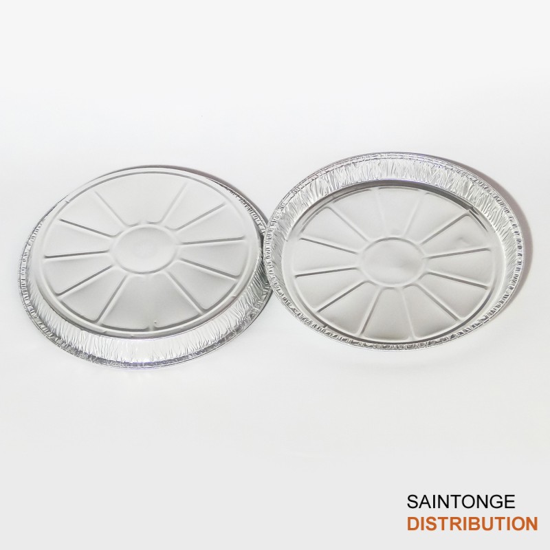 Saintonge Distribution Tourtière aluminium 214 mm lot 100