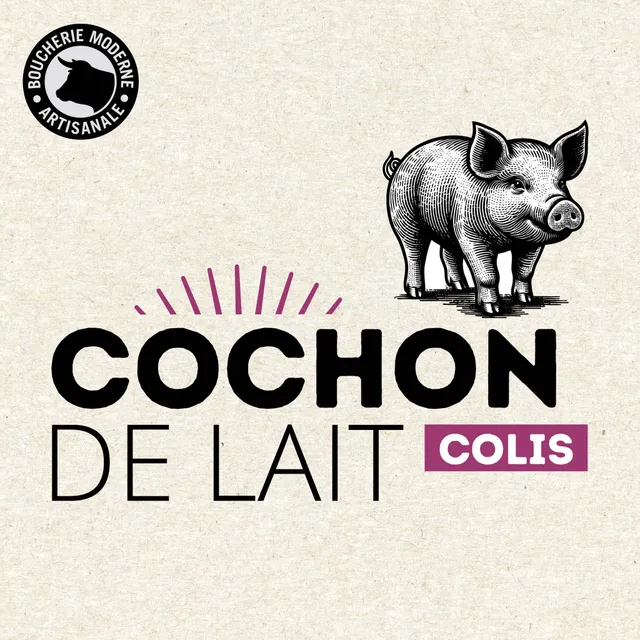 Boucherie Moderne Traiteur Cochon de lait rôti 1 pièce fêtes