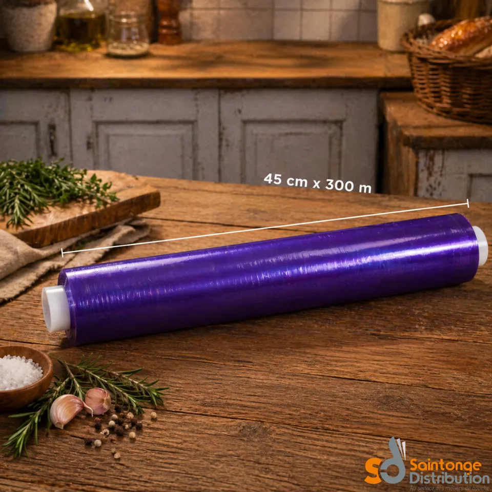 Saintonge Emballages film étirable recharge 45cm x 300m