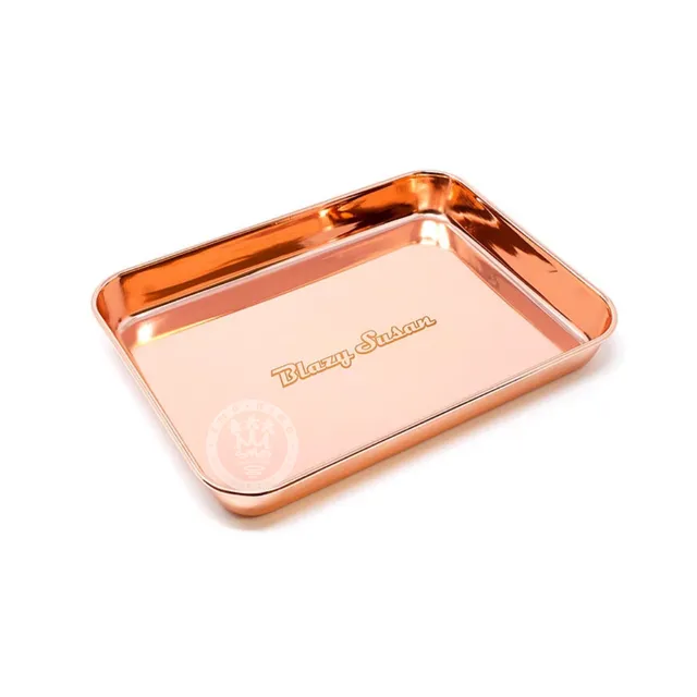 Blazy Susan plateau à rouler inox 7 x 9,25 pouces