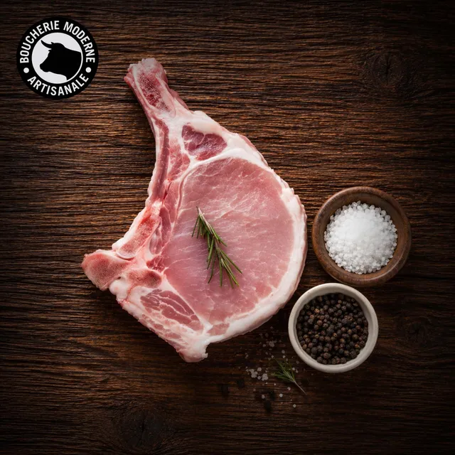 Boucherie Moderne Porc Côte Normande viande 300g
