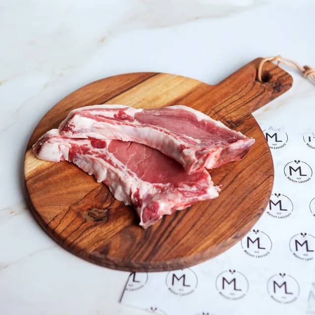 Maison Lascours Porc Noir de Bigorre Côte Filet 2 x 200g