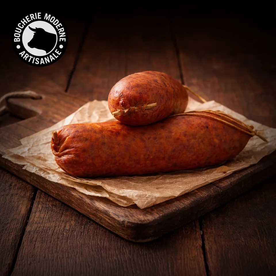 Boucherie Moderne CHARCUT’ Mini Morteau saucisse 150g fumée