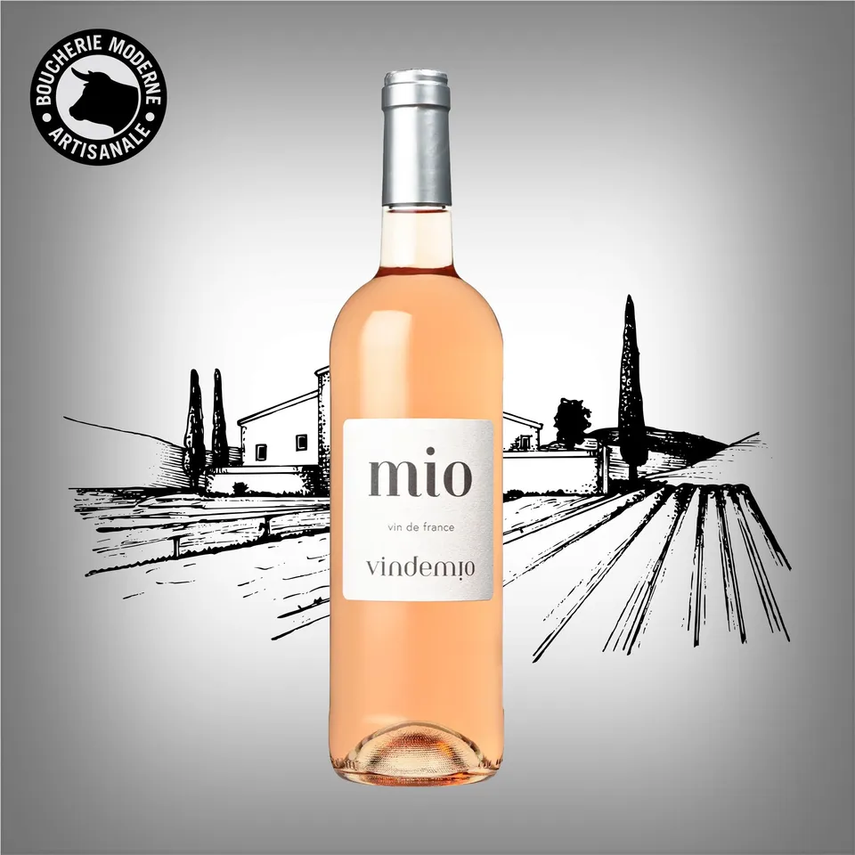 MIO Vin rosé Bio 75cl grenache syrah fruits rouges