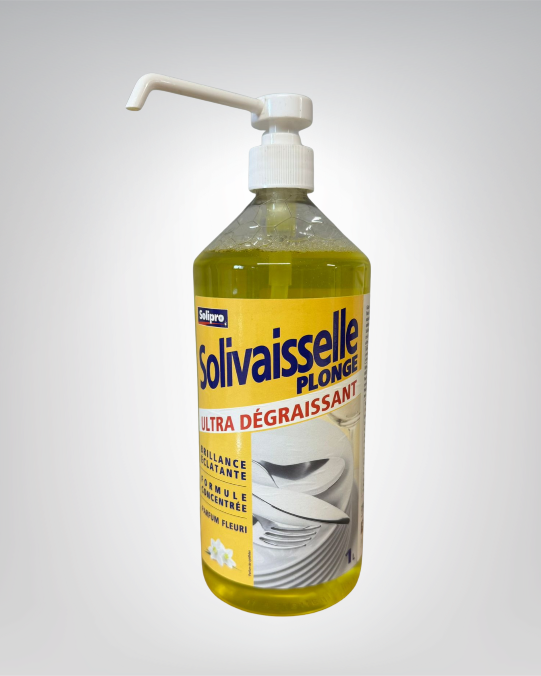 Saintonge Hygiène Solivaisselle Plonge Citron 1 Litre Dégraissant