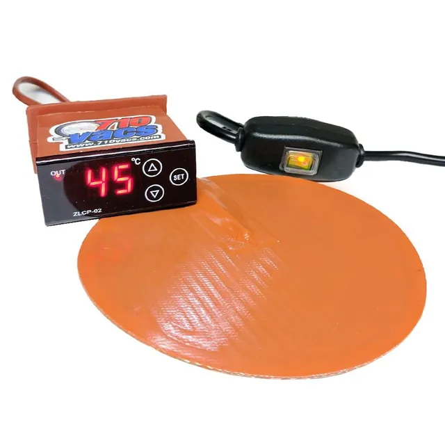 710Vacs 10 pouces tapis chauffant silicone 160W digital