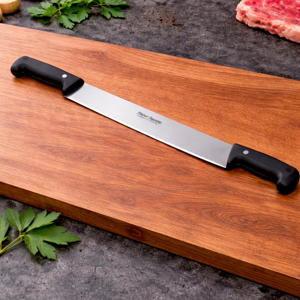 Fischer Bargoin couteau à fromage 40 cm 2 poignées inox