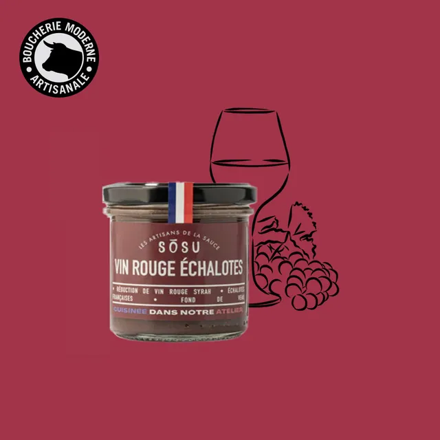 Boucherie Moderne Sosù vin rouge échalotes 165 g