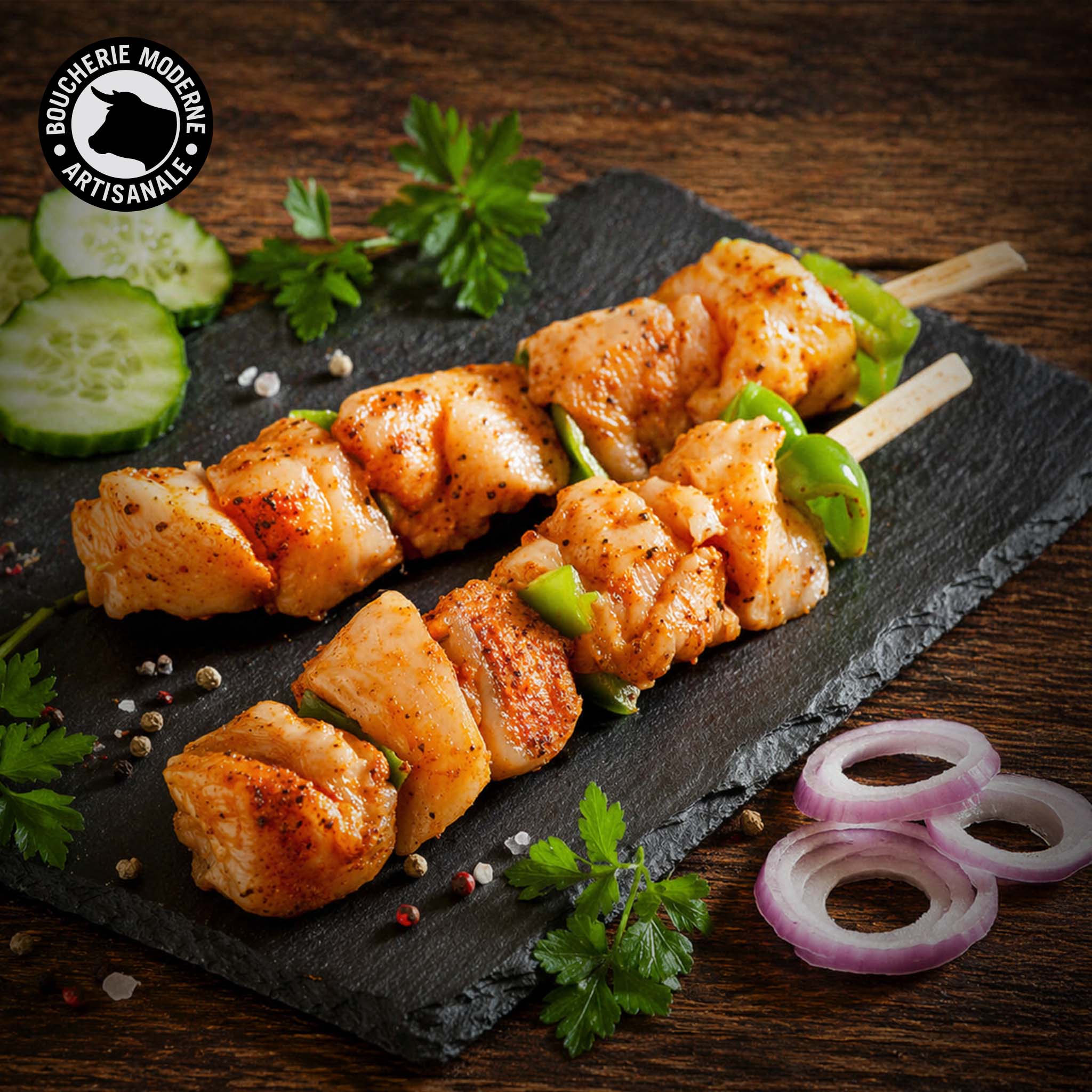 Boucherie Moderne Veau Brochette de veau 220g plancha
