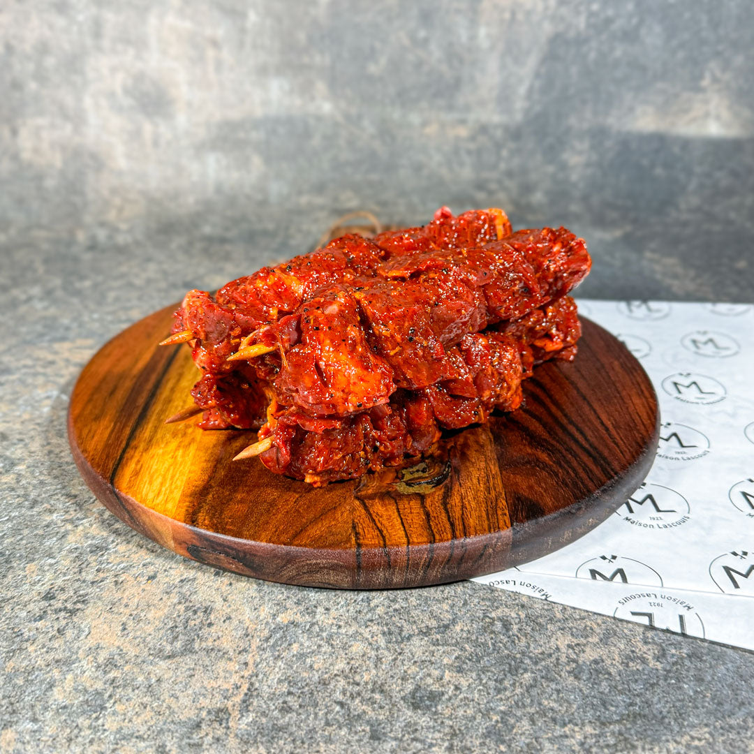 Maison Lascours Brochette Onglet de Bœuf Échalote viande 4 x 220 g