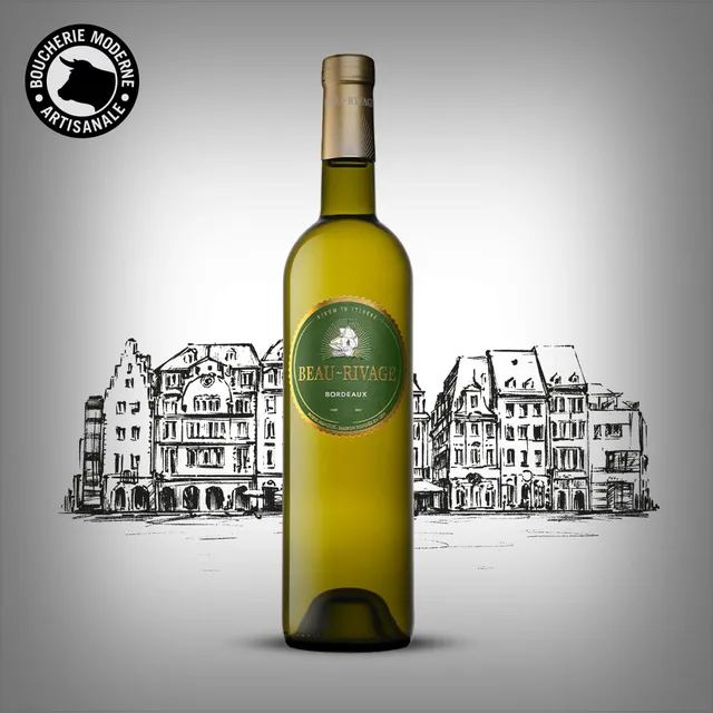 Boucherie Moderne Vin Beau-Rivage Bordeaux blanc 75cl