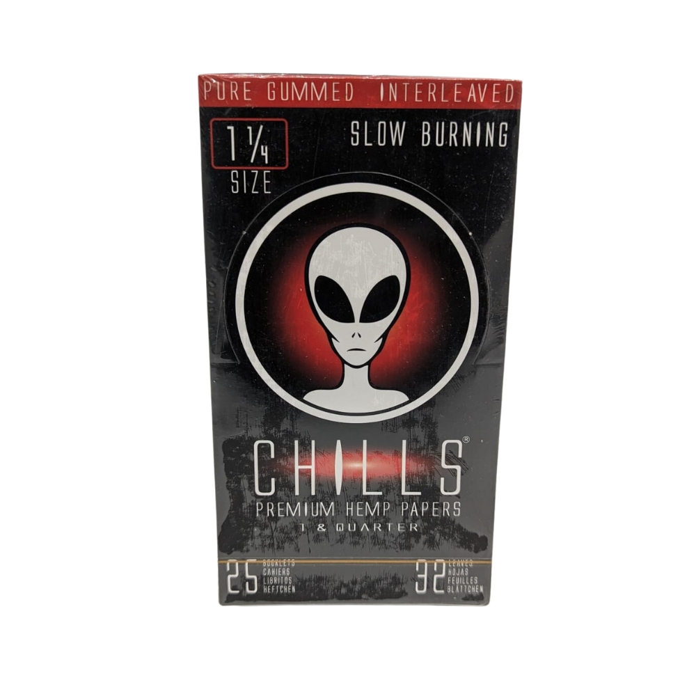 Chills Alien papier à rouler chanvre 1 1/4 boîte 24