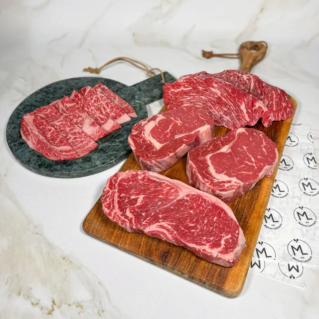Maison Lascours Colis à Thèmes Coffret Dégustation Viande Persillée 1,3kg