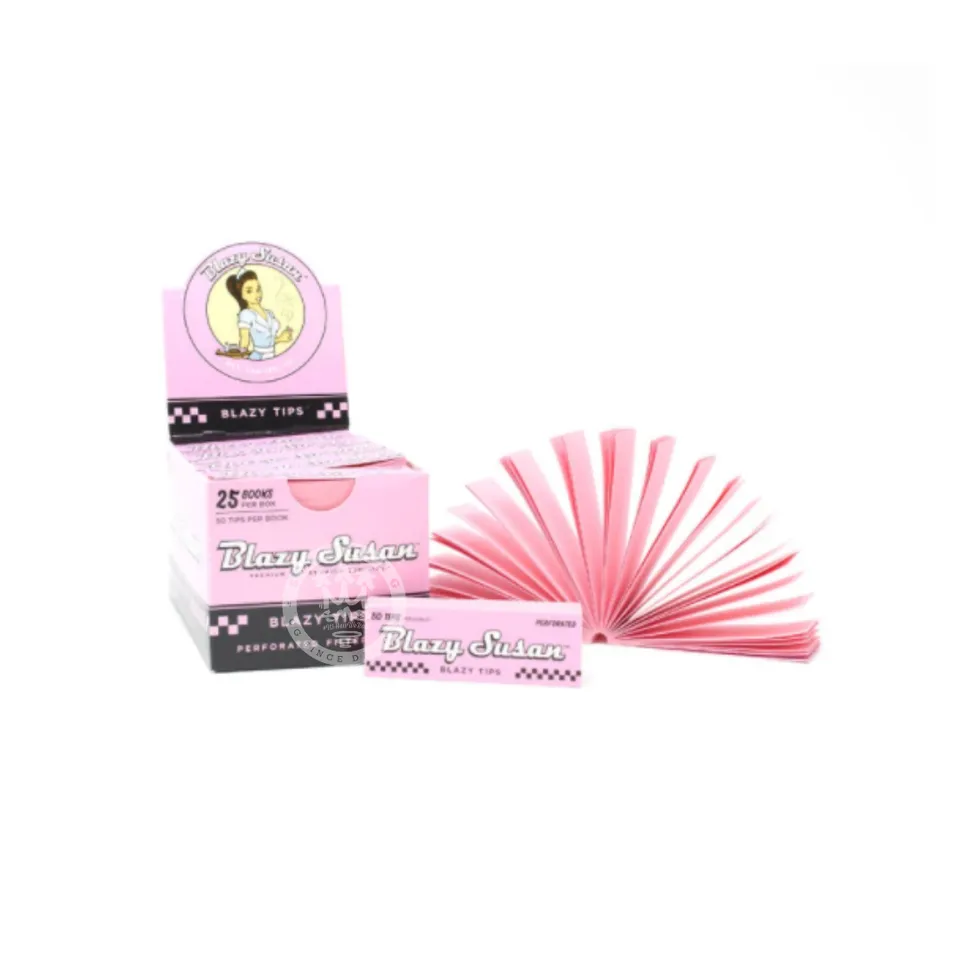 Smo King Blazy Susan filtre à rouler rose perforé