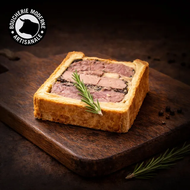 Boucherie Moderne CHARCUT’ pâté croûte pintade morilles 200g