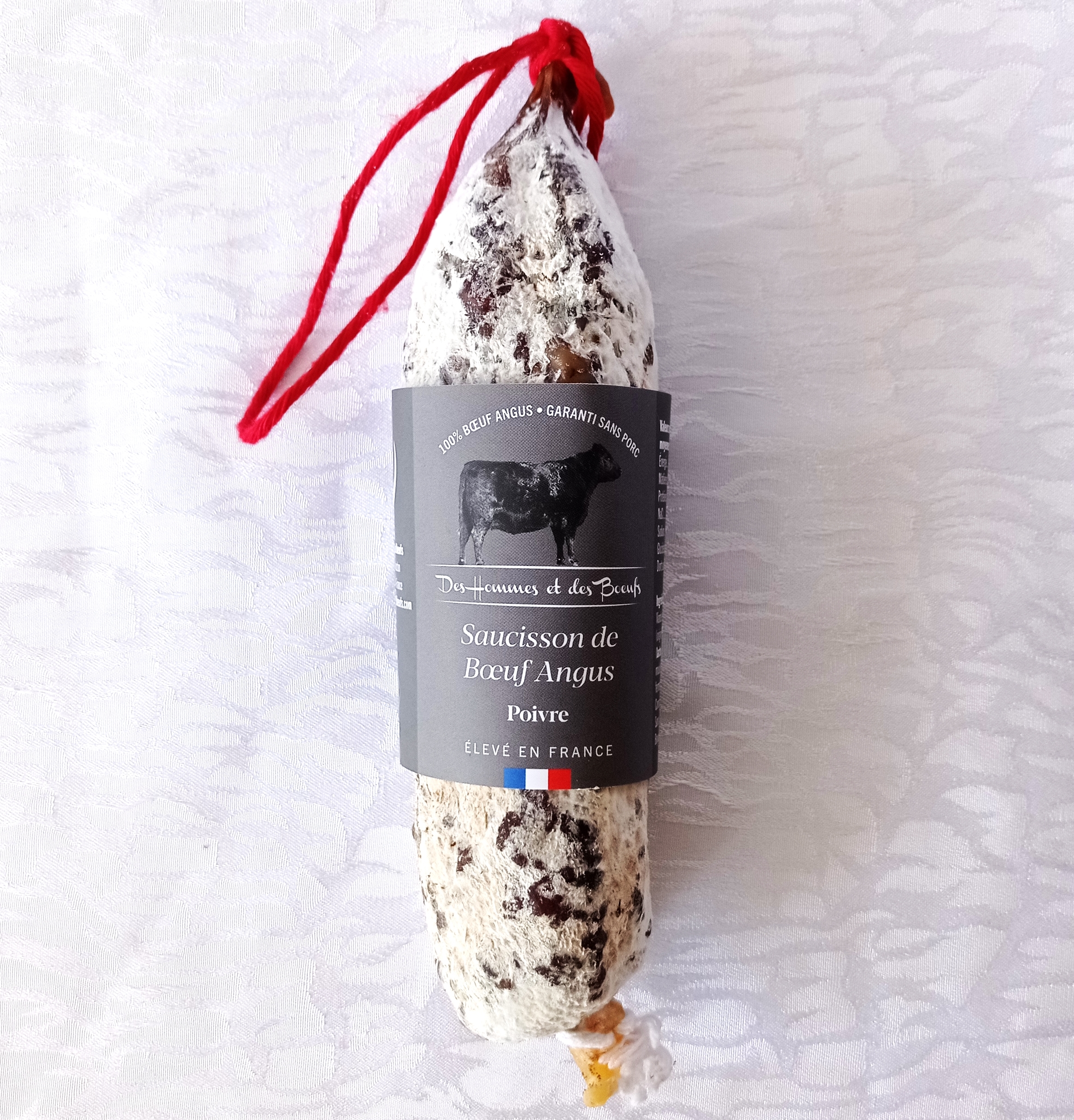 Des Hommes et des Bœufs Saucisson Bœuf Angus Picodon AOP 200 g