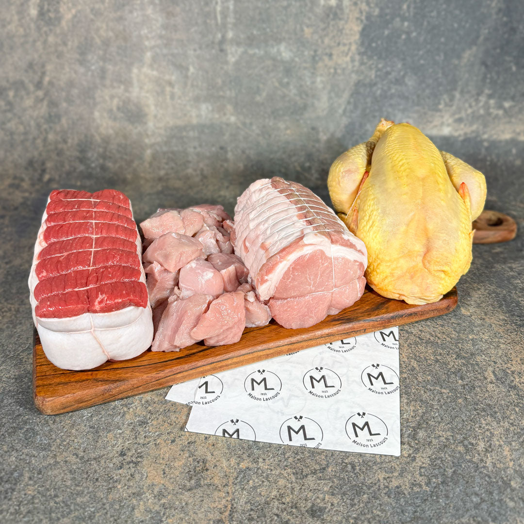 Maison Lascours Colis du Boucher Famille colis hiver 4,1 kg