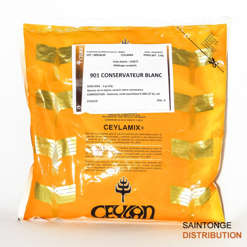 Saintonge Aides Conservateur blanc 901 poudre 1,8kg
