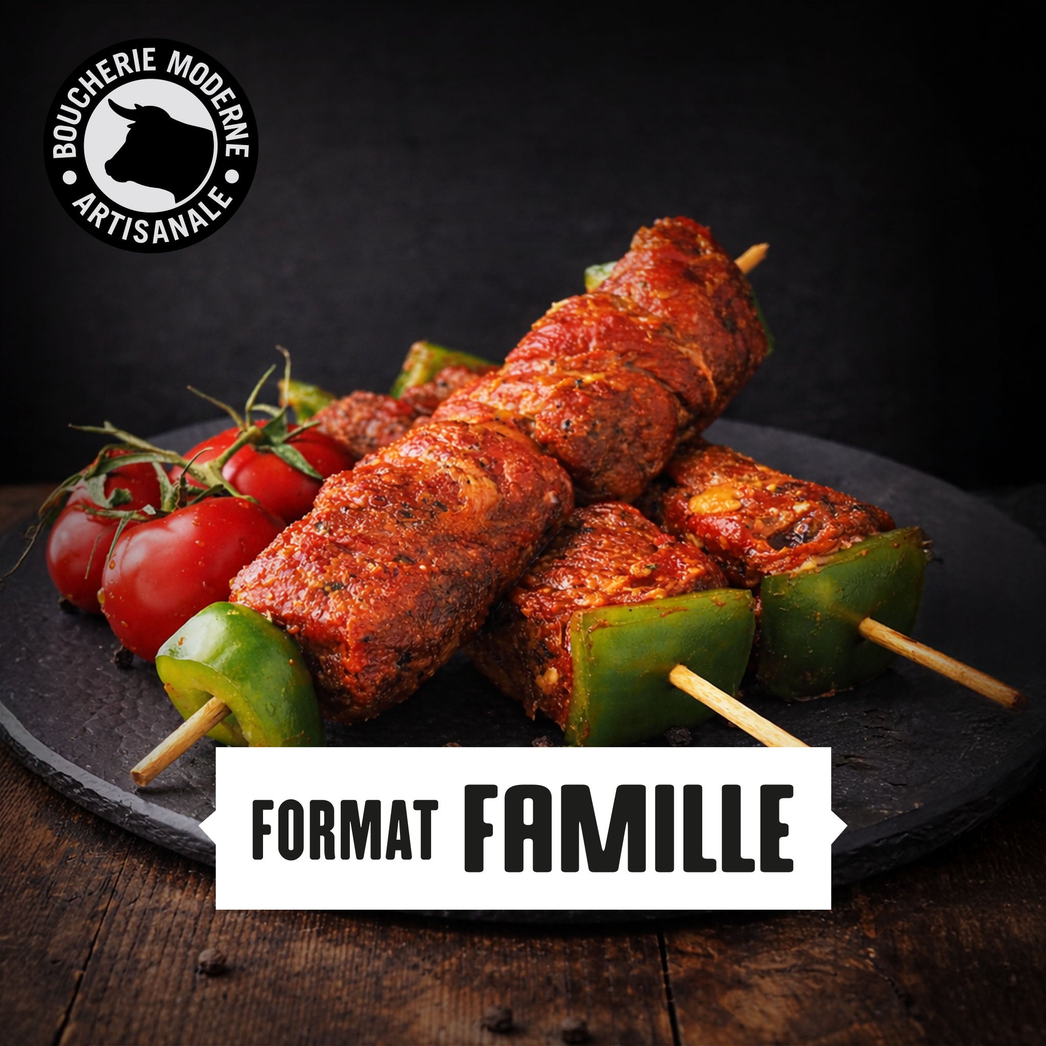 Boucherie Moderne Bœuf brochettes 2kg famille tendre