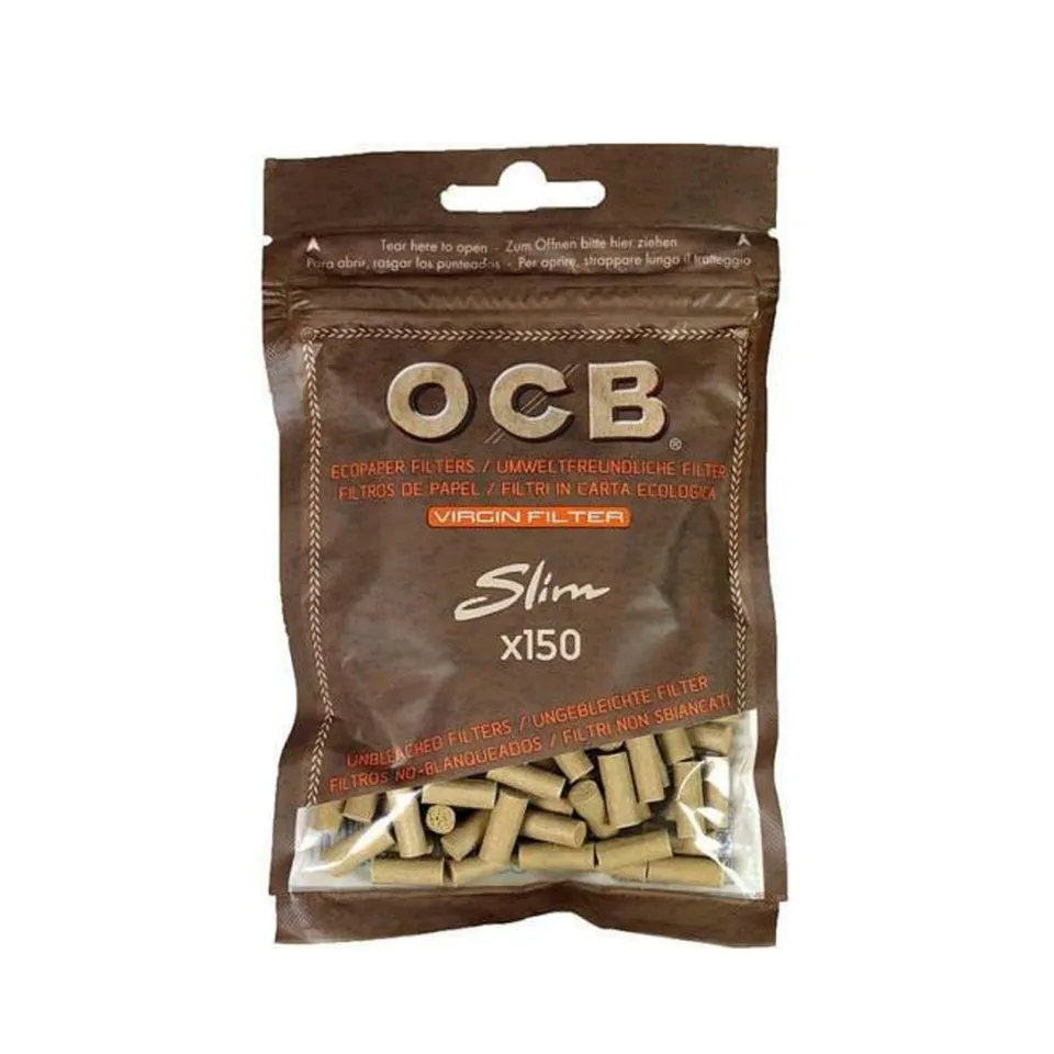 OCB Virgin filtres papier eco sachet 150 biodegradables