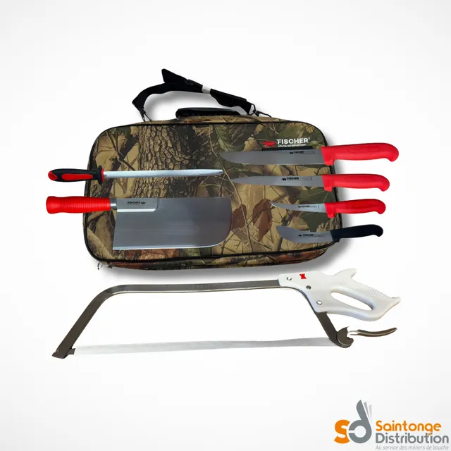 Saintonge Matériel Mallette Spéciale Chasse couteaux Fischer
