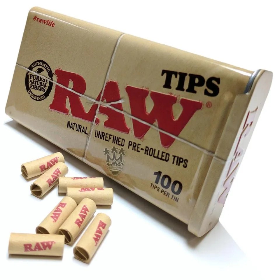 Smo King Filter Tips boite métal 100 filtres carton pré-roulés