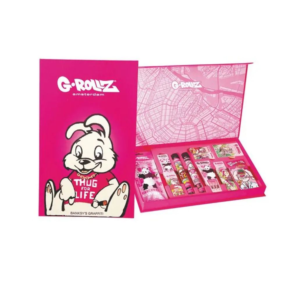 G-Rollz Pink Gift Set coffret feuilles à rouler rose