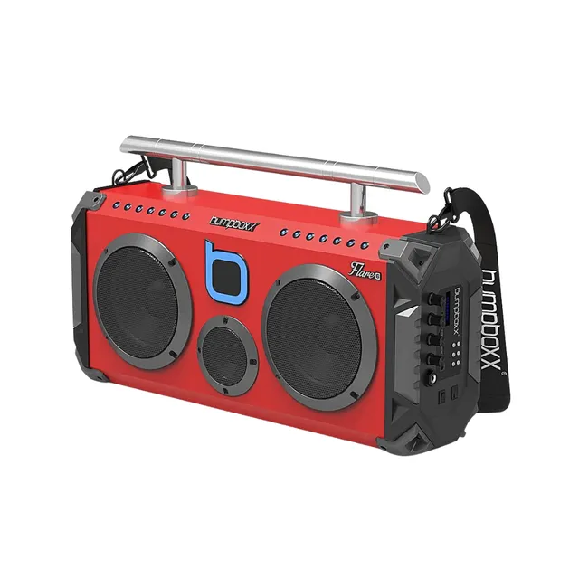 Bumpboxx Flare6 enceinte bluetooth boombox rouge