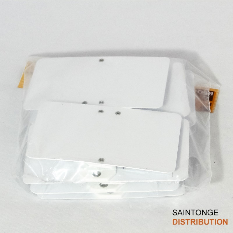 Saintonge Distribution Consommables 7x10cm étiquettes neutres blanches