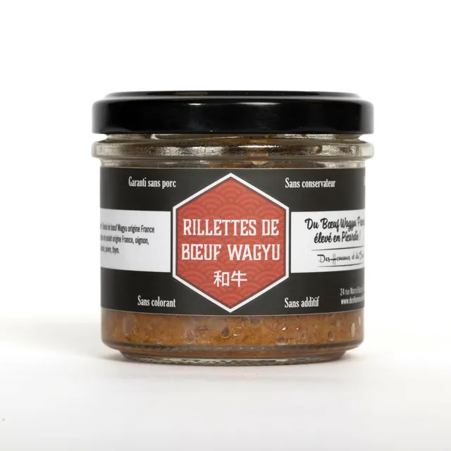 Des Hommes et des Bœufs Rillettes bœuf Wagyu 90 g sans porc