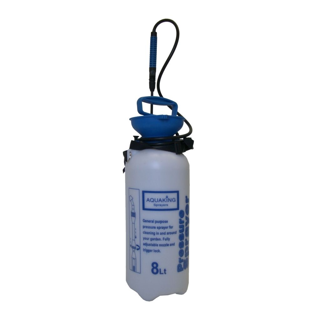 Aquaking Pulvérisateur Pression 8 Litres avec Lance