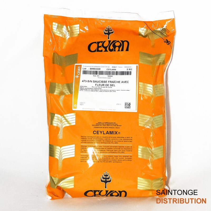Assaisonnement Saucisse Fraîche Fleur de Sel 473 sac 5kg