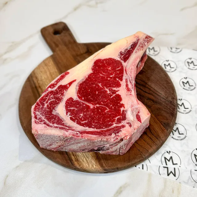 Maison Lascours Bœuf d'Exception Côte de Bœuf Jersey viande 1kg persillée