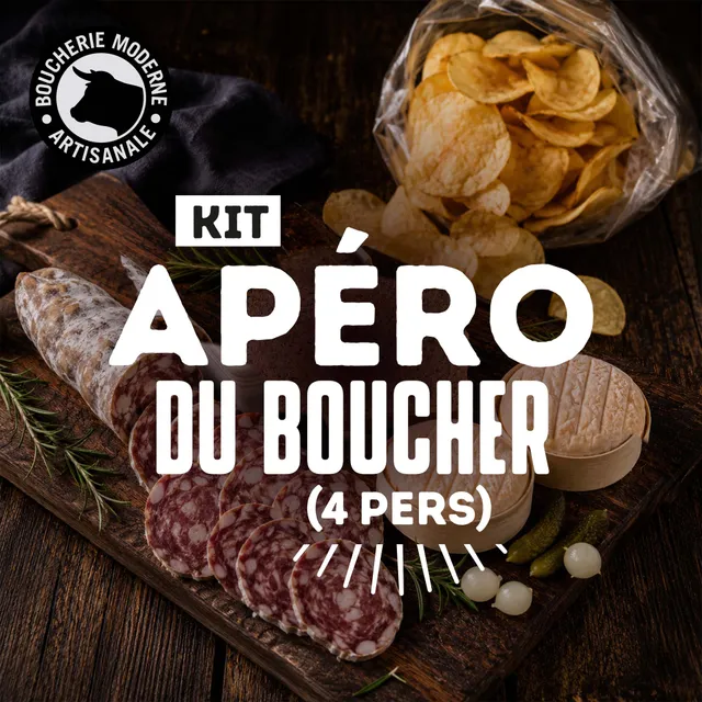 Boucherie Moderne Apéro du Boucher Kit 4 pers saucisson