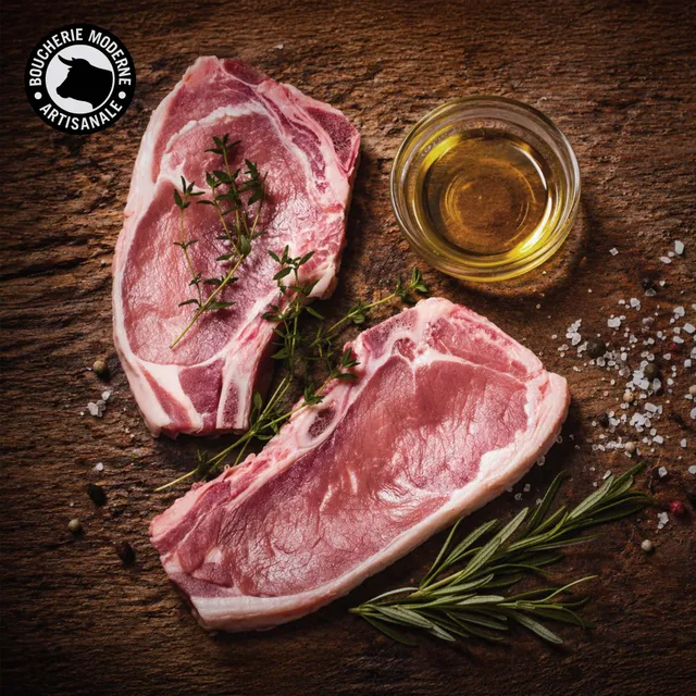 Boucherie Moderne Veau Côte Seconde 500g tendre poêle