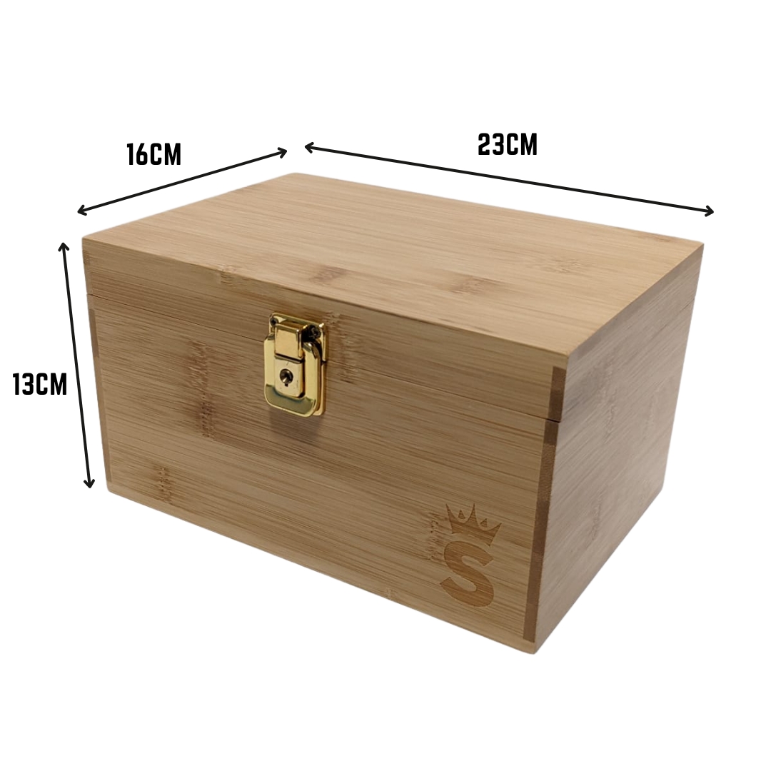 SMO T4X Deluxe boîte à rouler bois verrouillable