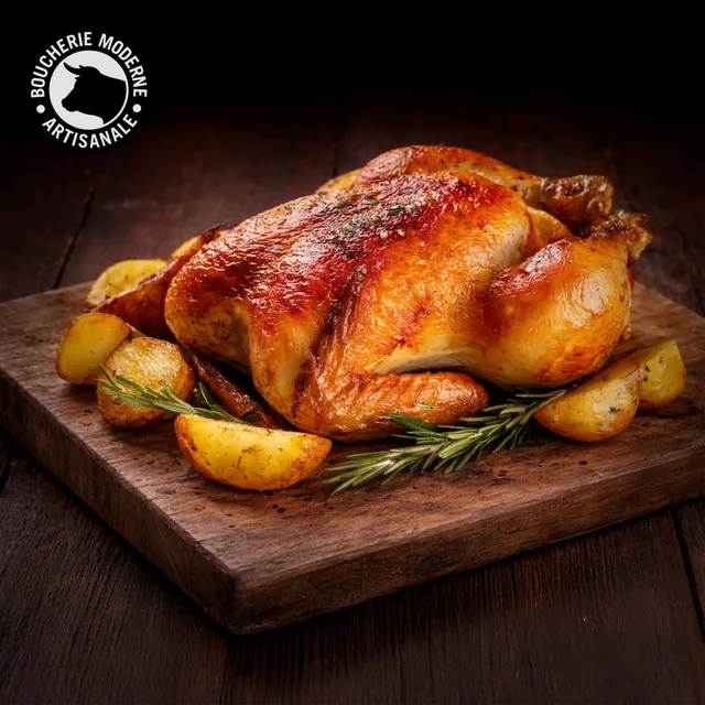 Boucherie Moderne RÔTISSERIE Poulet rôti label pommes 1,9kg