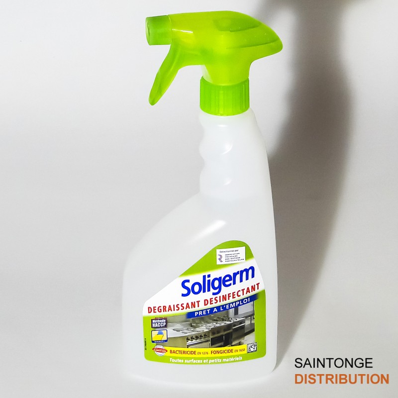 Soligerm dégraissant désinfectant spray 750ml EN1276