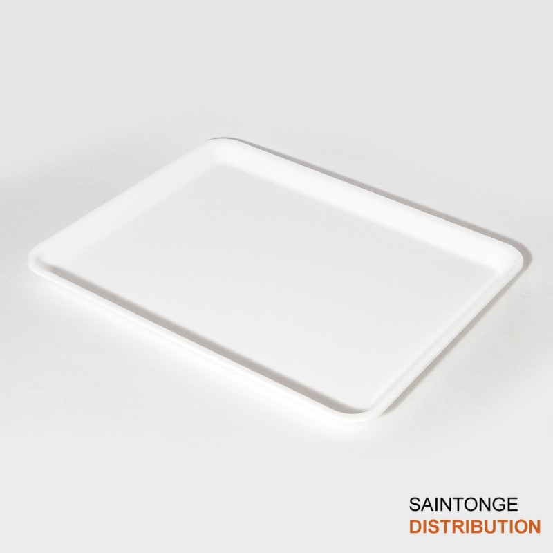 Saintonge Matériel plat gastro 1/2 blanc 32,5 cm