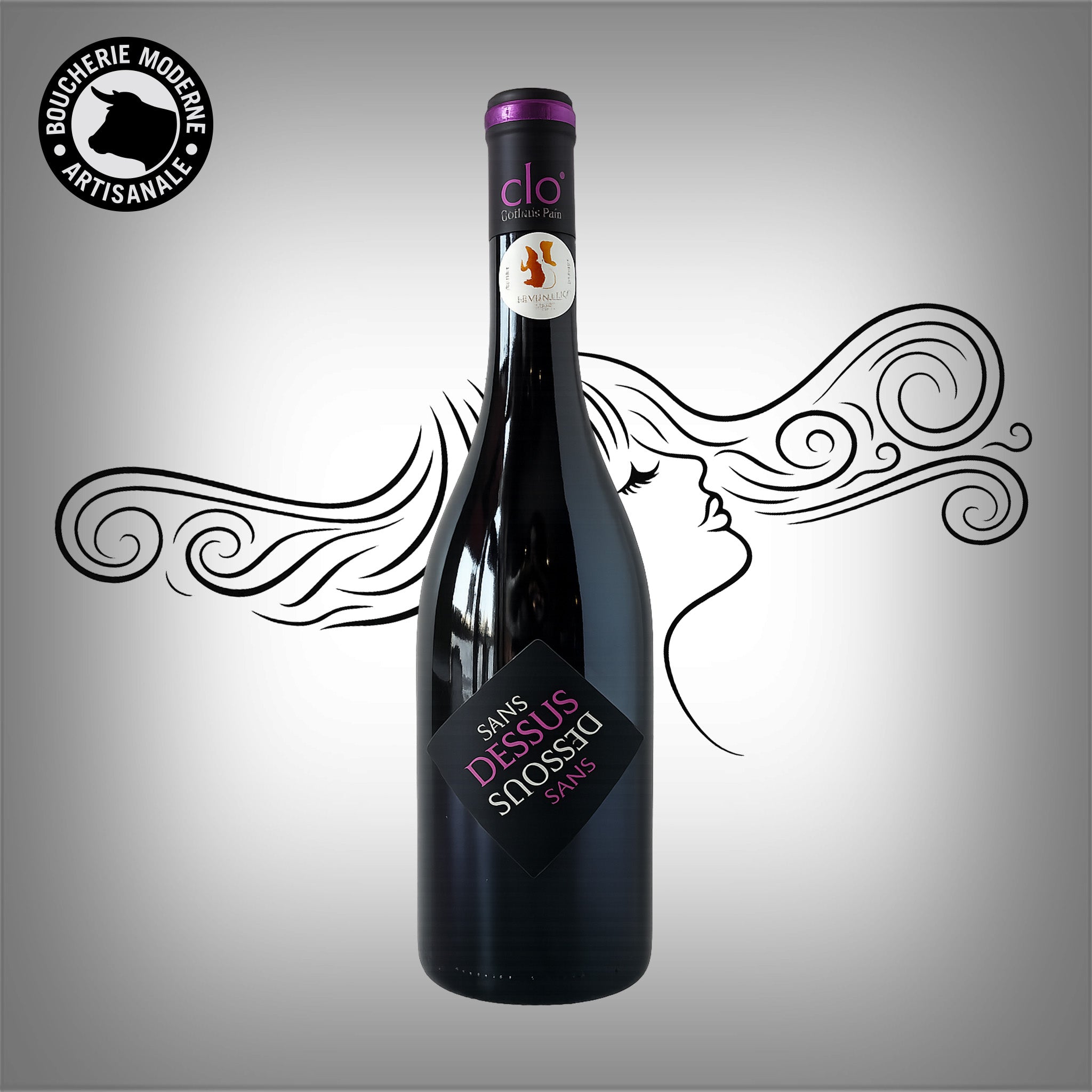 Boucherie Moderne Sans Dessus Dessous vin rouge 75cl fruits rouges