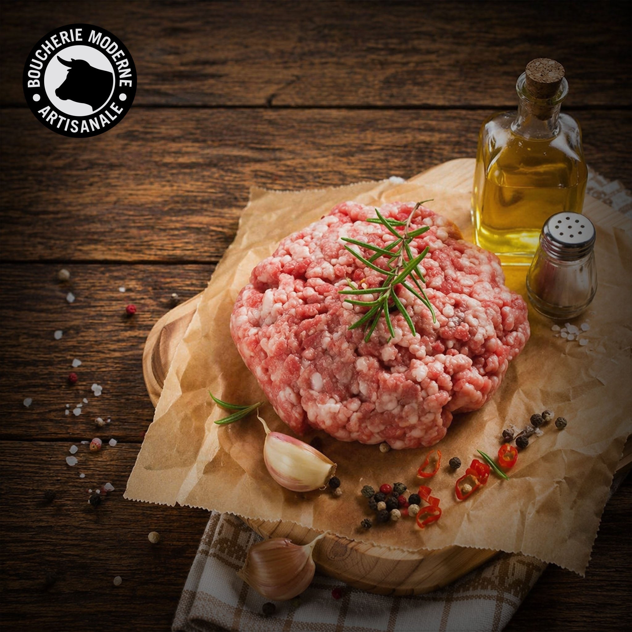 Boucherie Moderne PORC Farce porc français 300g hachée